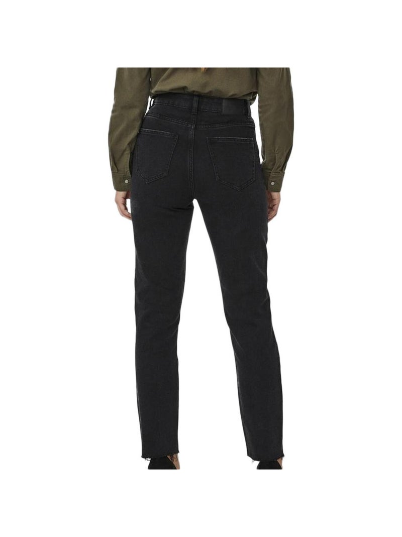 Vero Moda Jeans de Mujer de Talle Alto Negro - Kiabi
