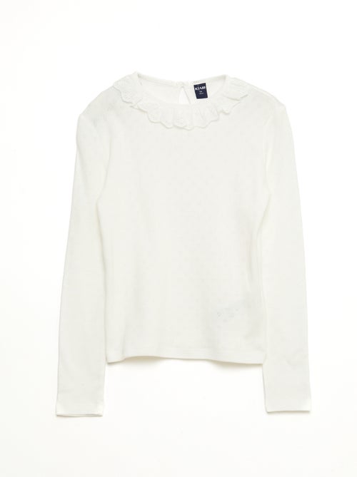 Vestido 2 en 1 de terciopelo con strass - Kiabi