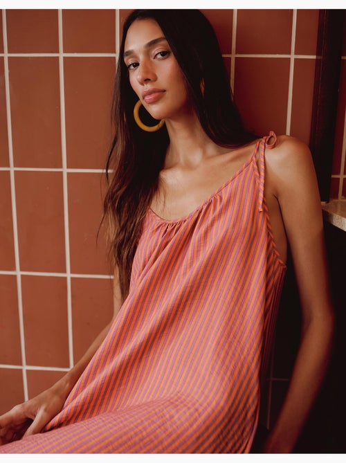 Vestido a rayas, MO Fashion - Kiabi