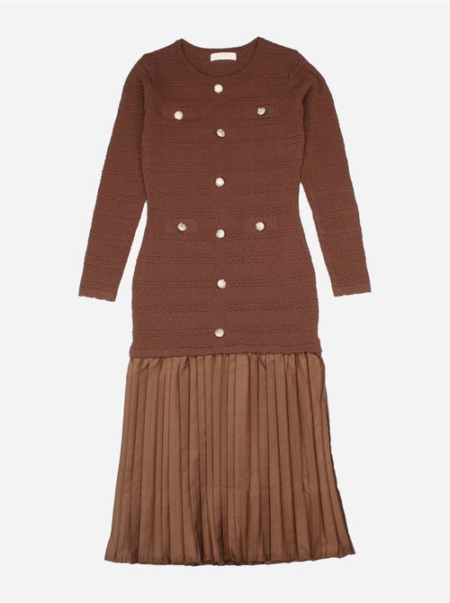 Vestido abotonado - kids star - Kiabi