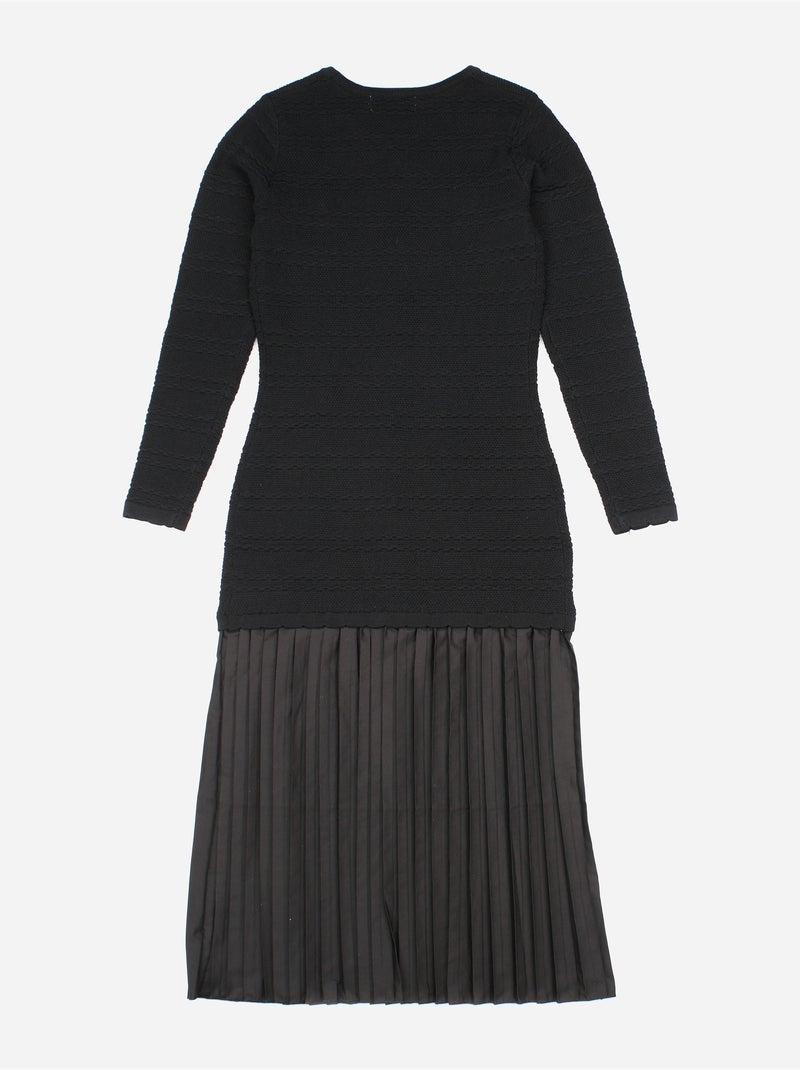 Vestido abotonado - Kids Star Negro - Kiabi