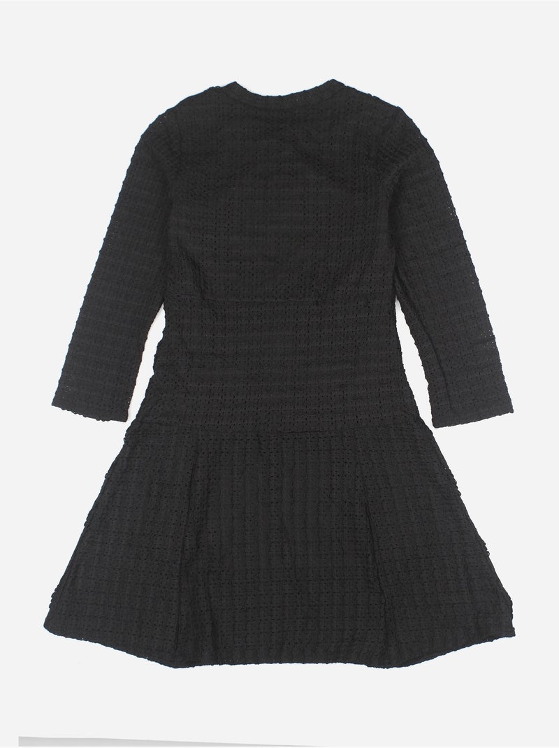 Vestido abotonado - Kids Star Negro - Kiabi