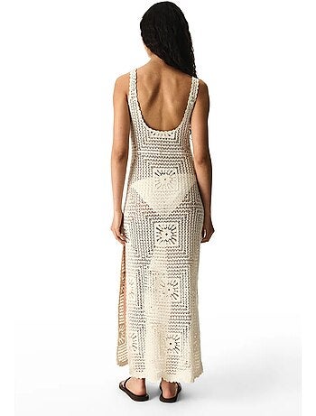 Vestido aegean con motivo calado penti