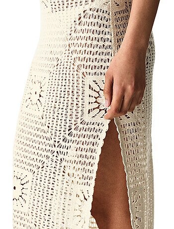 Vestido aegean con motivo calado penti