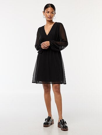 Vestido ajustado de punto de crepé