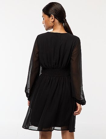 Vestido ajustado de punto de crepé