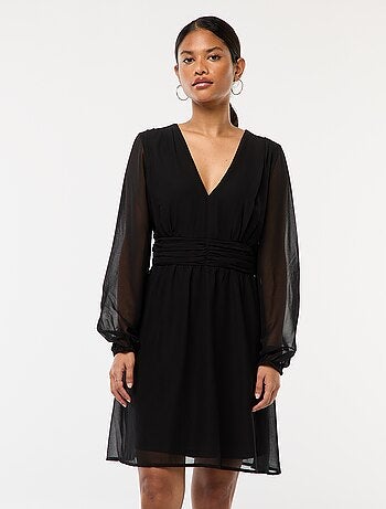 Vestido ajustado de punto de crepé
