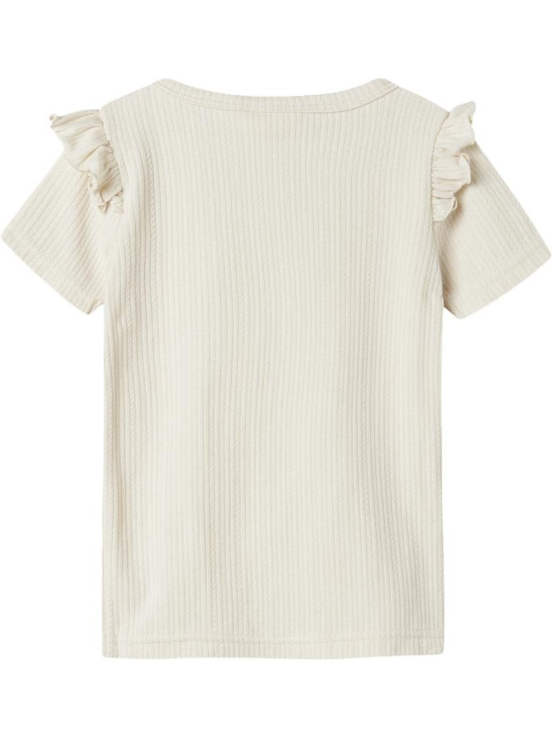 Vestido ajustado para niña - lil' atelier Beige - Kiabi