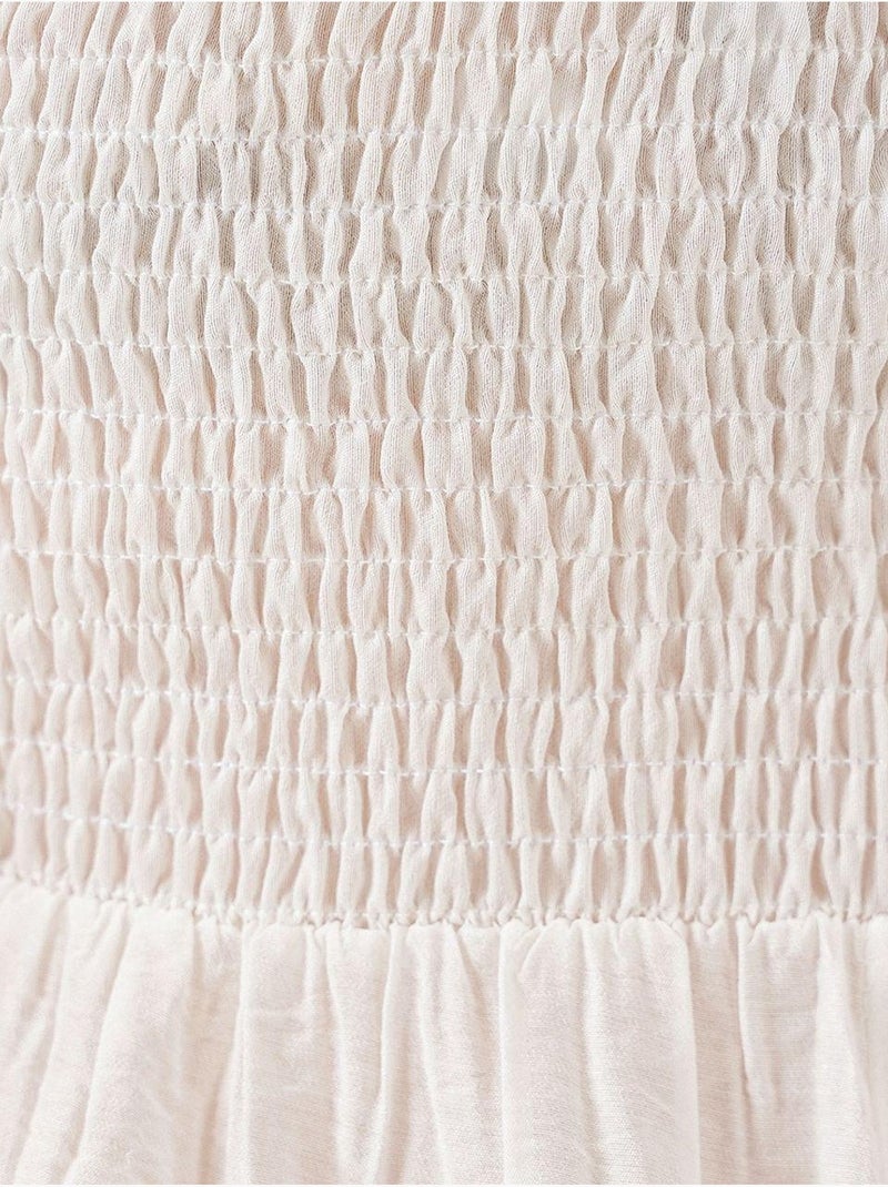 Vestido ayrobin de tirantes bdart Blanco - Kiabi