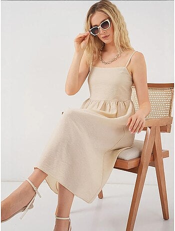 Vestido ayrobin de tirantes bdart