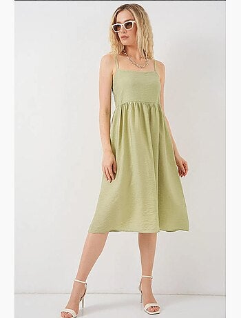Vestido ayrobin de tirantes bdart