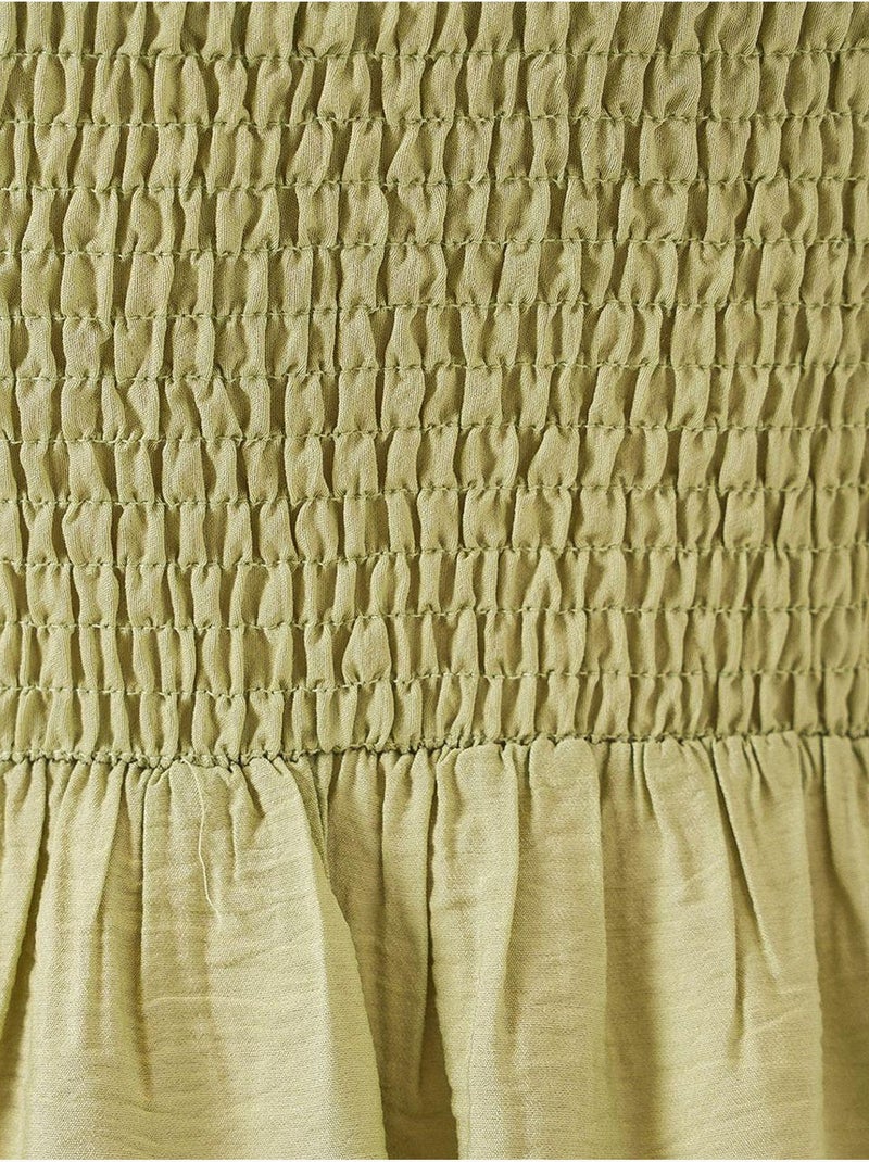 Vestido ayrobin de tirantes bdart Verde - Kiabi