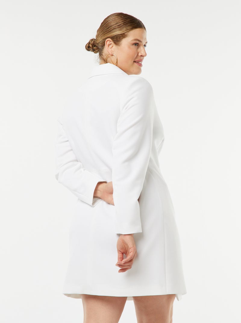 Vestido blazer BLANCO - Kiabi