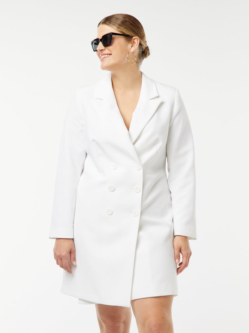 Vestido blazer BLANCO - Kiabi