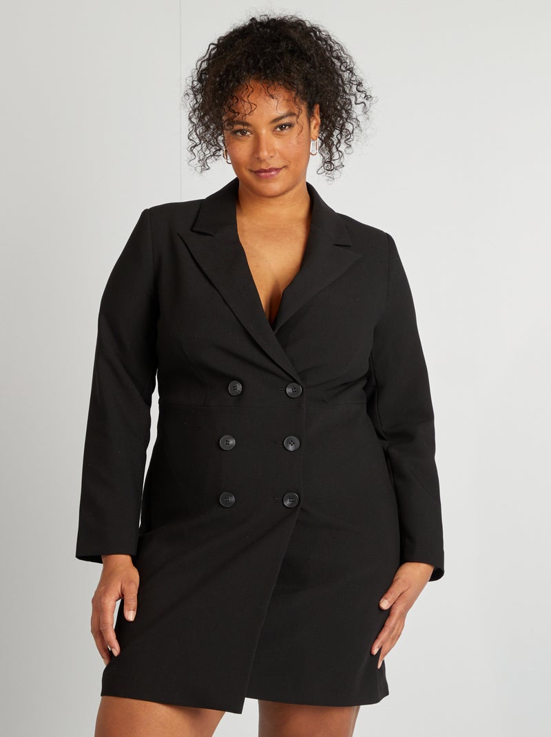 Vestido blazer negro - Kiabi