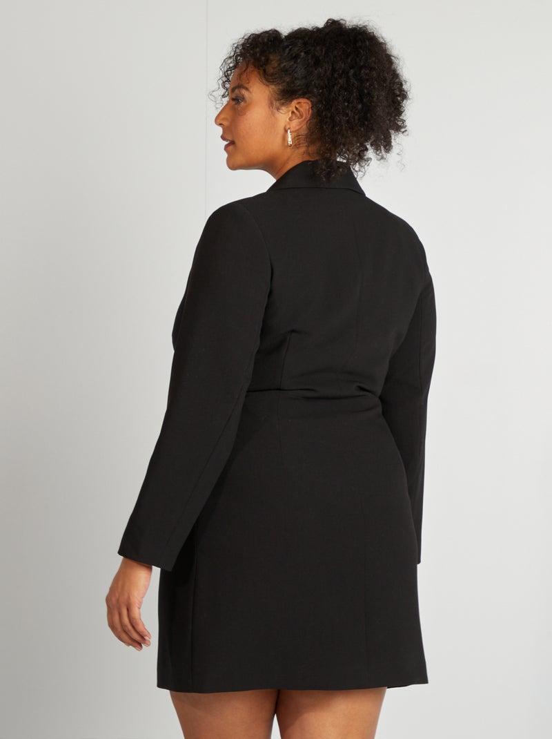 Vestido blazer negro - Kiabi