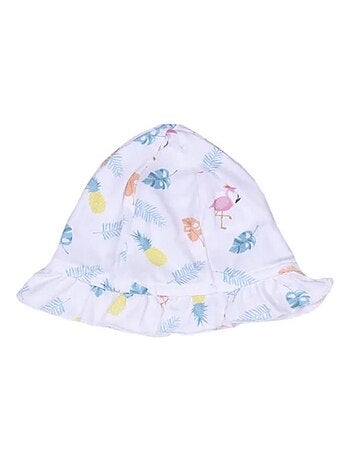 Vestido body y gorro de algodón orgánico para bebé, colección tropi | Kitikate