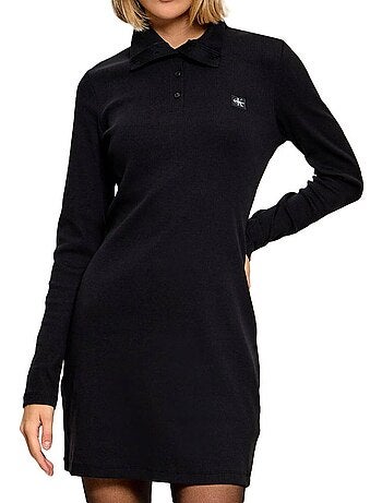 Vestido calvin klein jeans para mujer con etiqueta tejida