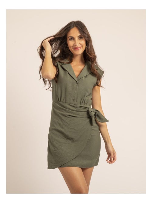 Vestido camisa corto ISRA - Kiabi