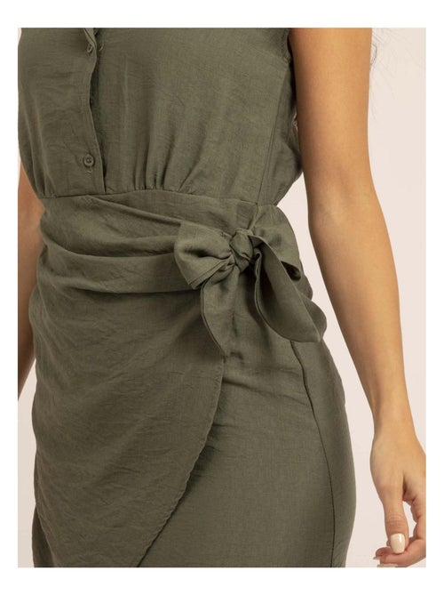 Vestido camisa corto ISRA - Kiabi