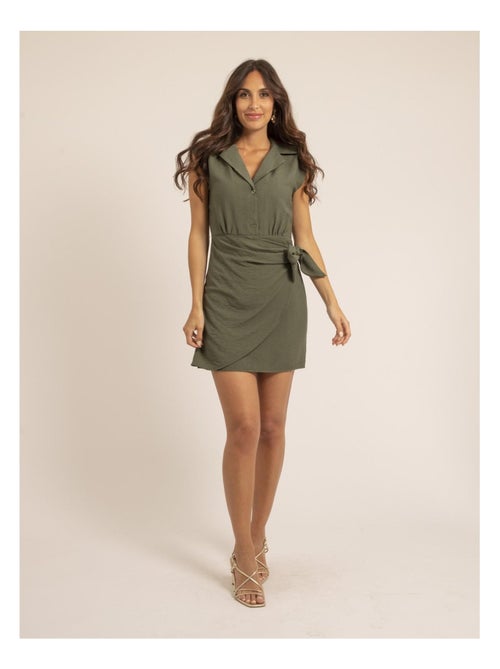 Vestido camisa corto ISRA - Kiabi