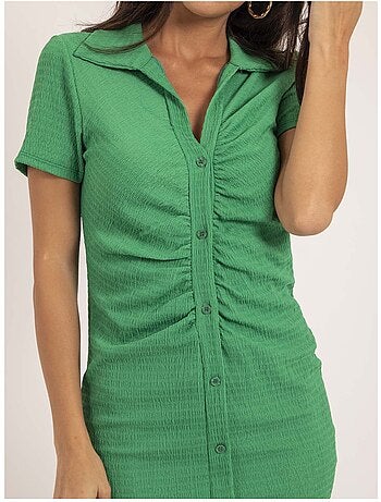 Vestido camisero corto IRIKI