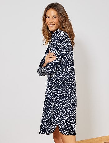 Vestido camisero de lunares - Kiabi