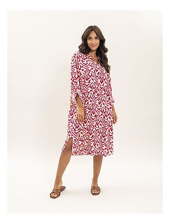 Vestido camisero estampado IRVINIE