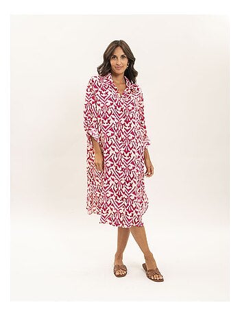 Vestido camisero estampado IRVINIE