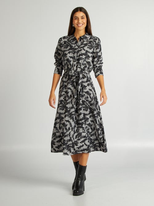 Vestido camisero estampado 'JDY' - Kiabi