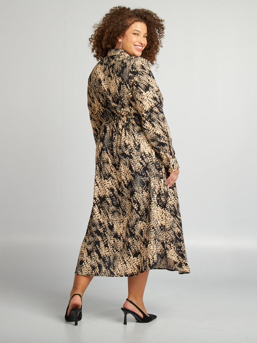 Vestido camisero estampado 'Vero Moda Curve' - Kiabi