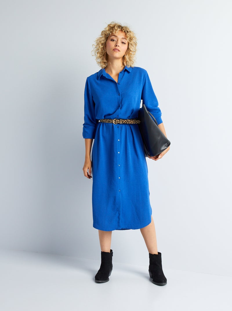 Vestido camisero 'JDY' azul - Kiabi