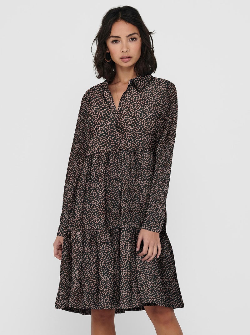 Vestido camisero 'JDY' NEGRO - Kiabi