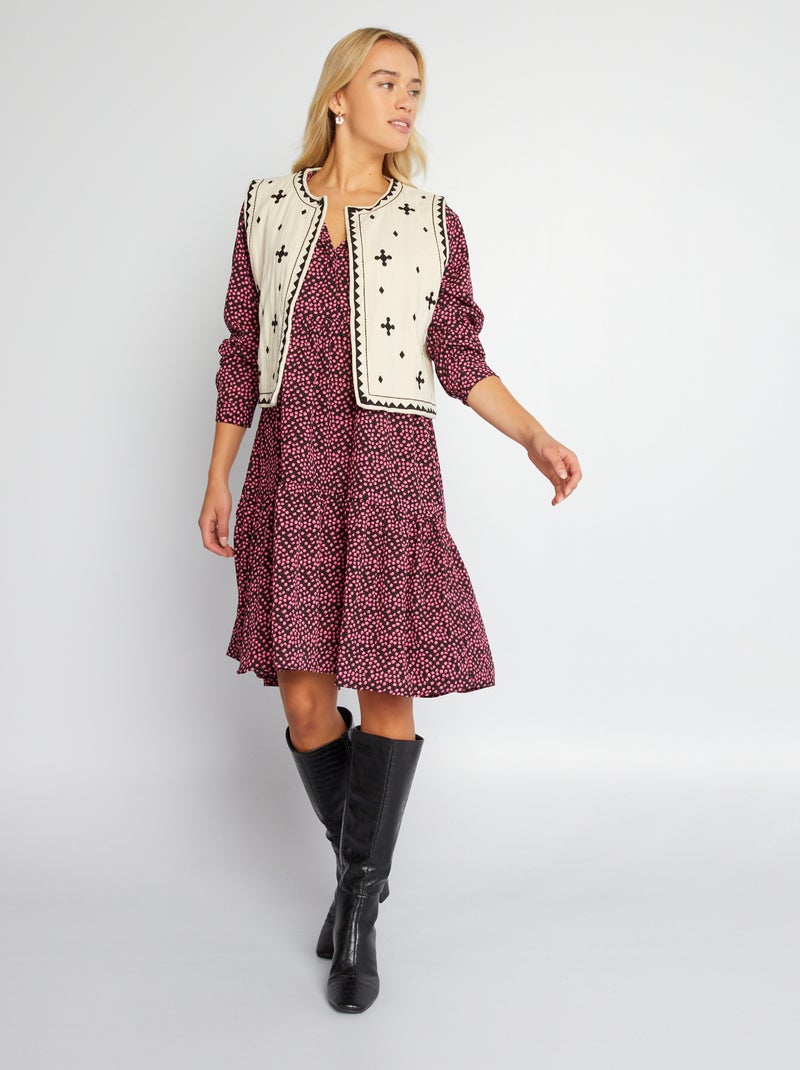 Vestido camisero 'JDY' PURPURA - Kiabi