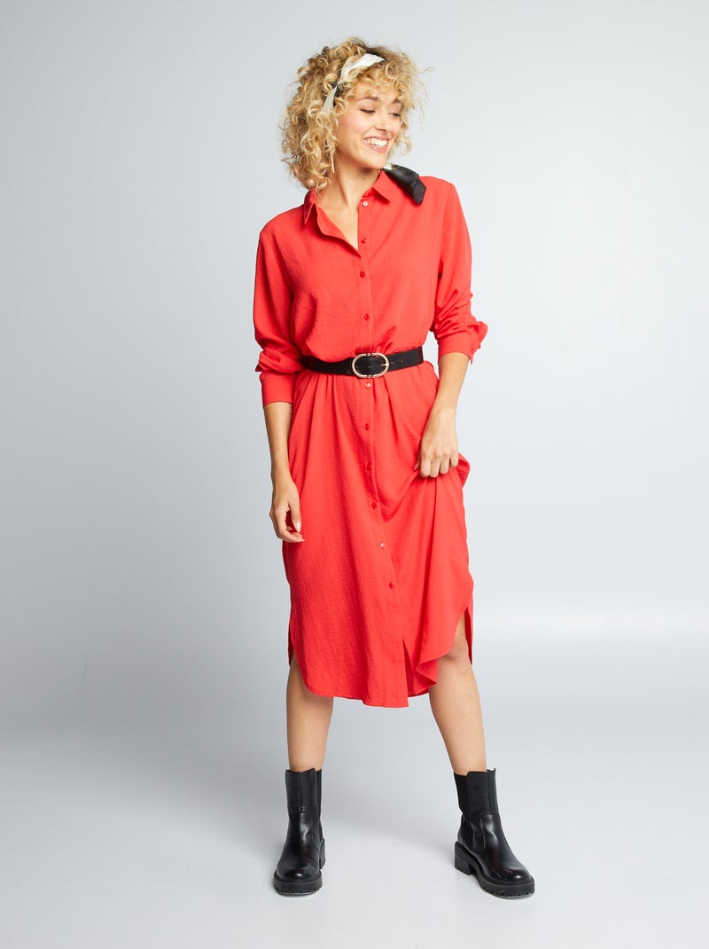 Vestido camisero 'JDY' ROSA - Kiabi
