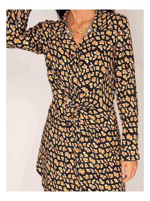 Vestido camisero largo estampado IGIRL - Kiabi