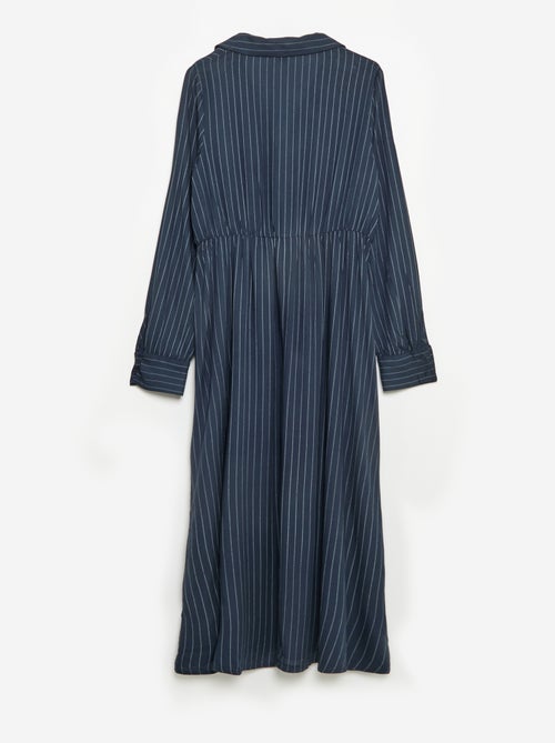 Vestido camisero largo fácil de poner - Kiabi Vestido camisero largo fácil de poner - Kiabi
