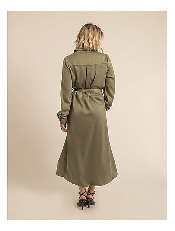 Vestido camisero largo ISELINE