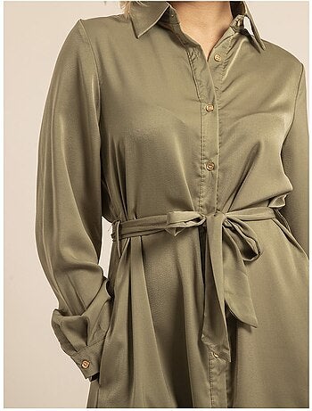 Vestido camisero largo ISELINE