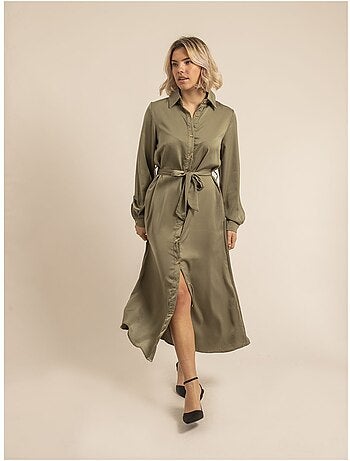 Vestido camisero largo ISELINE