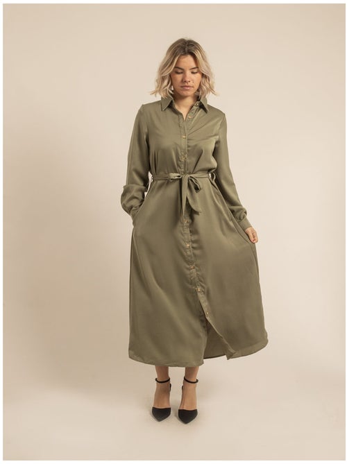 Vestido camisero largo ISELINE - Kiabi