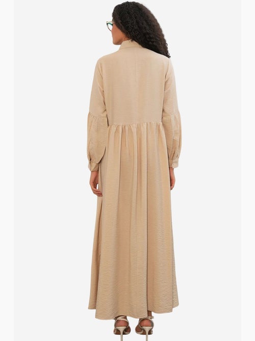 Vestido camisero maxi de corte holgado bdart - Kiabi Vestido camisero maxi de corte holgado bdart - Kiabi