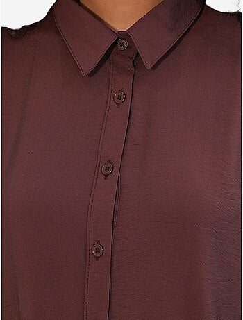 Vestido camisero maxi de corte holgado bdart