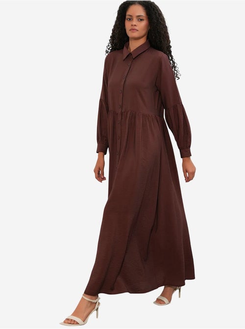 Vestido camisero maxi de corte holgado bdart - Kiabi
