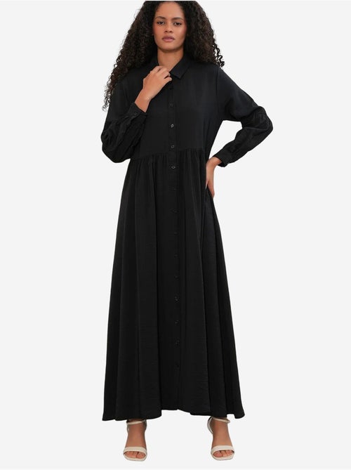 Vestido camisero maxi de corte holgado bdart - Kiabi Vestido camisero maxi de corte holgado bdart - Kiabi