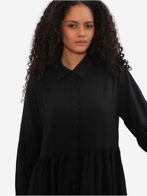 Vestido camisero maxi de corte holgado bdart - Kiabi Vestido camisero maxi de corte holgado bdart - Kiabi