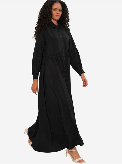 Vestido camisero maxi de corte holgado bdart - Kiabi Vestido camisero maxi de corte holgado bdart - Kiabi
