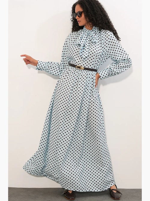 Vestido camisero maxi de lunares bdart - Kiabi Vestido camisero maxi de lunares bdart - Kiabi