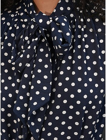 Vestido camisero maxi de lunares bdart