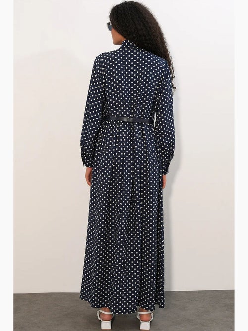 Vestido camisero maxi de lunares bdart - Kiabi Vestido camisero maxi de lunares bdart - Kiabi